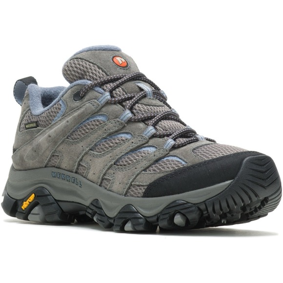 Merrell MOAB 3 Waterproof Womens Sz 7 Granite Grey Blue Hiking Shoes J500160 - Picture 3 of 7